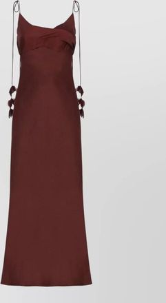 Self Portrait satin floral midi dress