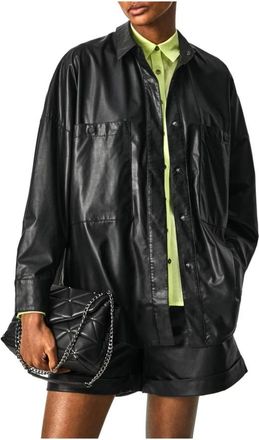 Pepe Jeans London Overcama Carla - Dames - Overhemden - Zwart - M - Overhemden