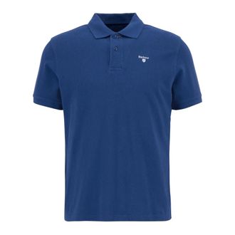 Barbour Polo Shirts, male, Blue, Size: 2XL Sports Polo