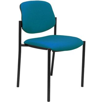 Piqueras y Crespo Silla Fija Styl Bali Verde Petr&oacute;leo Chasis Negro