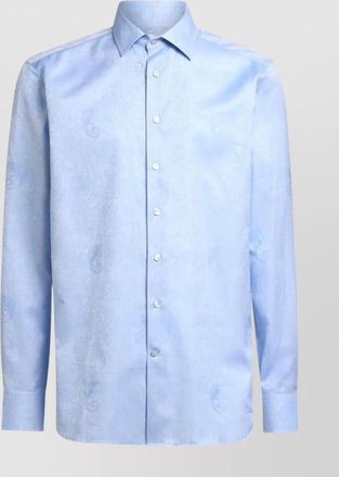 Etro cotton jacquard shirt