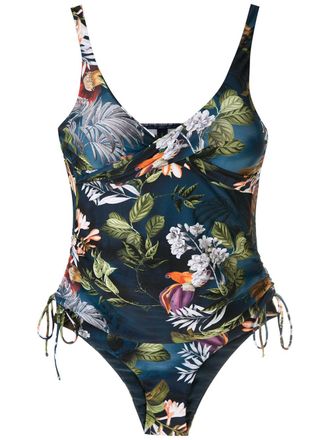 Lygia & Nanny Tankini Bruma con stampa - Blu