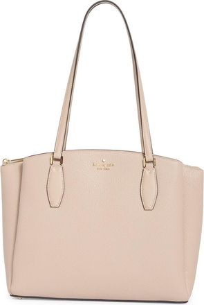 Kate Spade New York monet large triple compartment tote bag in Warm Beige at Nordstrom Rack