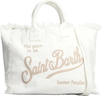 MC2 Saint Barth Tassen, Dames, Wit, ONE Size, Colette - Handtas met Riem