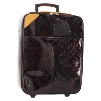 Louis Vuitton Pre-owned Pegase 45 Koffer - Dames - Pre-owned - Paars - Maat: ONE Size Leer
