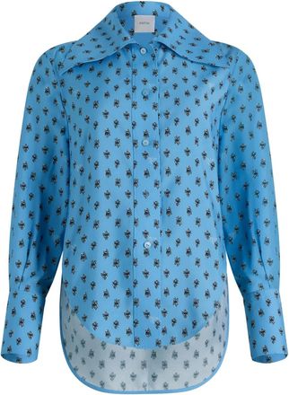 Patou Camicia con stampa - Blu