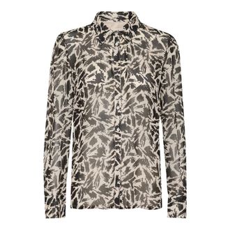 Part Two DelvinaPW SH - Dames - Blouses & Shirts - Veelkleurig - Maat: M Viscose