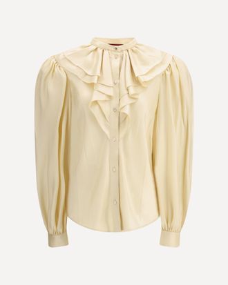 Gucci Silk twill Shirt Female 42