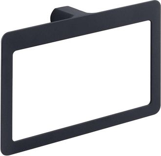 Gedy Sapho Gedy Pirenei - Portatoallas 23x15 Cm, Negro Mate Pi7014