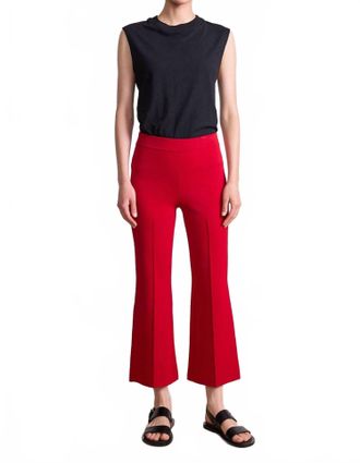 Apiece Apart Rene Pull On Pant In Deep Red