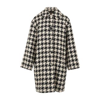 L'autre Chose Grijze/Beige Jas voor Dames - Dames - Mantel - Grijs - XS - Jassen