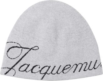 Jacquemus Atelier Muts - Dames - Hoeden - Grijs - ONE Size - Wol - Accessoires