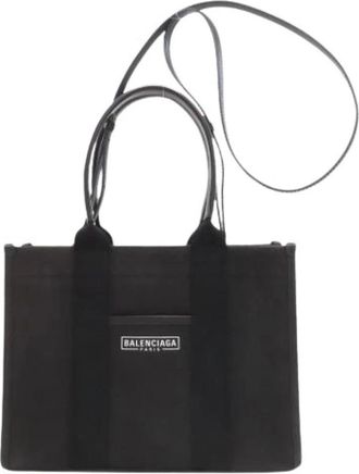 Balenciaga Pre-owned Tote Bags, female, Black, Size: ONE SIZE Pre-owned Vintage Tote Bag