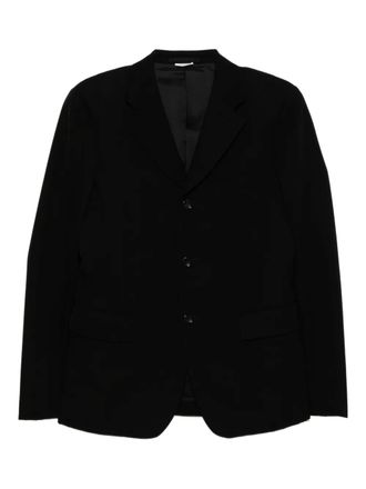Comme Des Gar&ccedil;ons single-breasted blazer - Black