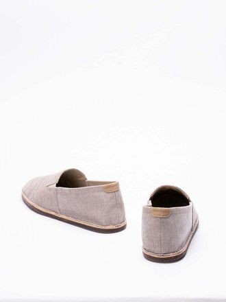 Brunello Cucinelli Linen Slip-On Slip-On - Taupe