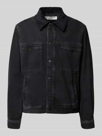 Marc O'Polo Denim Marc OPolo Denim Regular Fit Jeansjacke aus reiner Baumwolle in Black, Gr&ouml;&szlig;e L