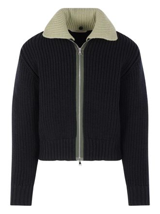 Namacheko zip-up cardigan - Zwart