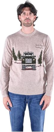 MC2 Saint Barth Jersey Heron con cuello redondo - Knitwear - Hombre - Beige - M