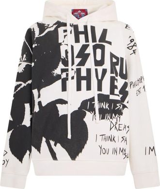 Philosophy di Lorenzo Serafini Bedrukte katoenen hoodie - Dames - Hoodies - Veelkleurig - S - Katoen - Hoodies & sweatvesten