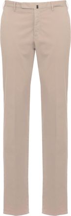 Incotex Beige Royal Batavia Cotton Formal Pants