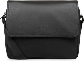 Lancaster Sportieve Flap Schoudertas - Dames - Schoudertassen - Zwart - ONE Size - Leer - Tassen