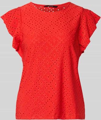 Vero Moda Regular Fit T-Shirt mit Rundhals-Ausschnitt Modell TASSA in Rot, Gr&ouml;&szlig;e XL