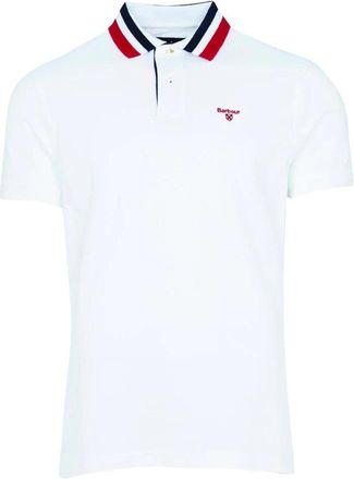 Barbour Hawkeswater Polo - Heren - Polos - Wit - 2XL - Katoen - Tops