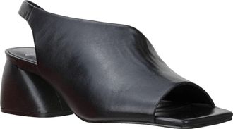 Carrano Womens Rexana Slingback Leather Sandal In Black