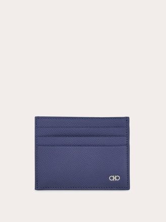 Ferragamo Men Gancini credit card holder Grey