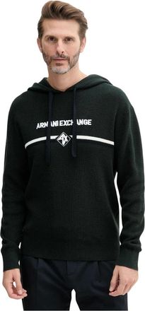 A|X Armani Exchange Heren, Sweatshirts & Hoodies, Groen, Maat: S Katoen