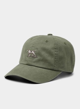 Rodd & Gunn Mens Embroidered dog logo 100% cotton cap