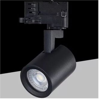 Trade Shop Trade Shop - Soporte De La L&aacute;mpara De Foco Para La Plataforma Trif&aacute;sica Dirigable Gu10 Conexi&oacute;n Ip20 Tr8801 - Negro