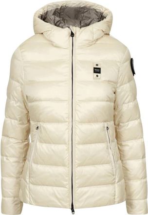 Blauer Charme Down Jacket - Dames - Gewatteerde jassen - Beige - S - Leer - Jassen