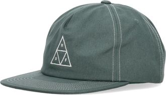HUF Driehoek Snapback Pet Katoenen Materiaal - Heren - Petten - Groen - ONE Size - Katoen - Accessoires