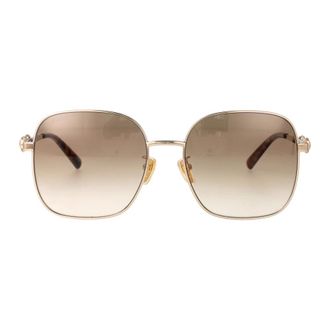 Gucci Accessoires, unisex, Geel, ONE Size, Gg 2053S Vierkante Zonnebril