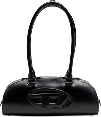 Diesel Black 1DR Dome Large Shoulder Bag