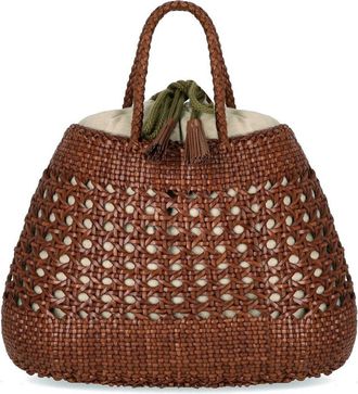 Dragon Diffusion BORSA A MANO SANTA CANO CUOIO DRAGON DIFFUSION