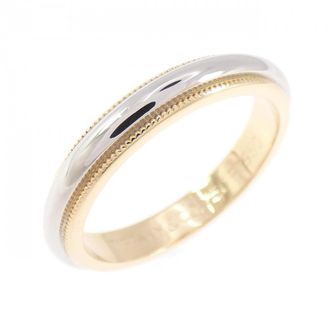 Tiffany & Co. Yellow Gold (18K) Platinum 950 Band Ring (Pre-Owned)