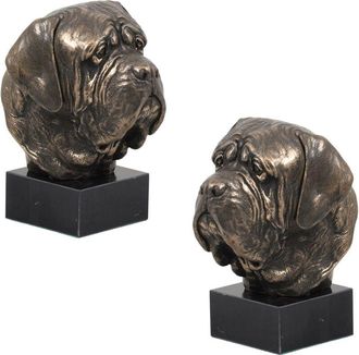 OEM Mast&iacute;n Ingl&eacute;s, Mast&iacute;n - Estatuilla De Perro, Busto Sobre Base De Piedra, Escultura, Trofeo Para Una Exposici&oacute;n Canina De La Marca Art-dog