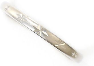 C&A White Gold White Gold (10K) Band Ring (Pre-Owned)
