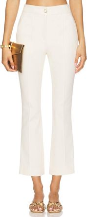 Veronica Beard Kimra Pant In Ecru