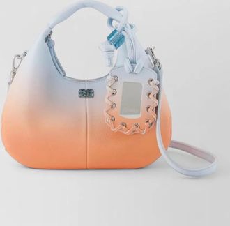 Ganni hobo mini synthetic shoulder bag