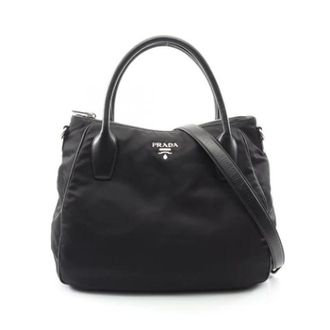Prada Pre-owned Handbags, female, Black, Size: ONE SIZE Pre-owned Vintage Tote Bag