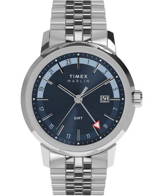 Timex Marlin Heren Horloge Zilverkleurig TW2Y47600