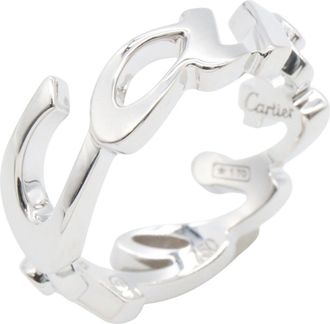 Cartier White Gold White Gold (18K) Band Ring (Pre-Owned)