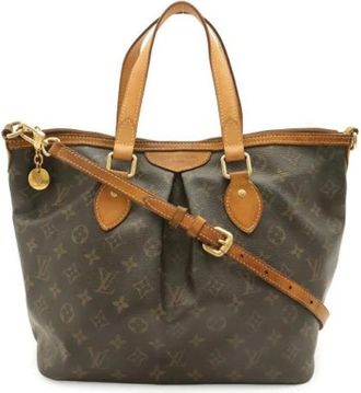 Louis Vuitton Tweedehands Canvas Louis Vuitton tassen - Dames - Vintage Shopper - Bruin - ONE Size - Vintage