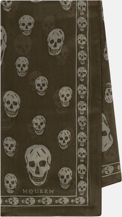 Alexander McQueen Printed silk scarf