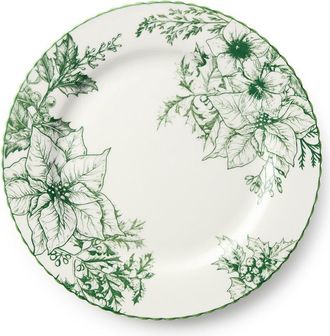 Certified International Winter Evergreen Set Of 6 Dinner Plates