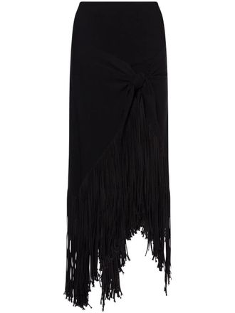 Philosophy di Lorenzo Serafini Classic High-Waisted Philosophy Skirt With Smooth Texture