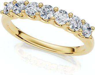 Pompeii3 1/2Ct Diamond Wedding Ring Gold U Prong Lab Grown